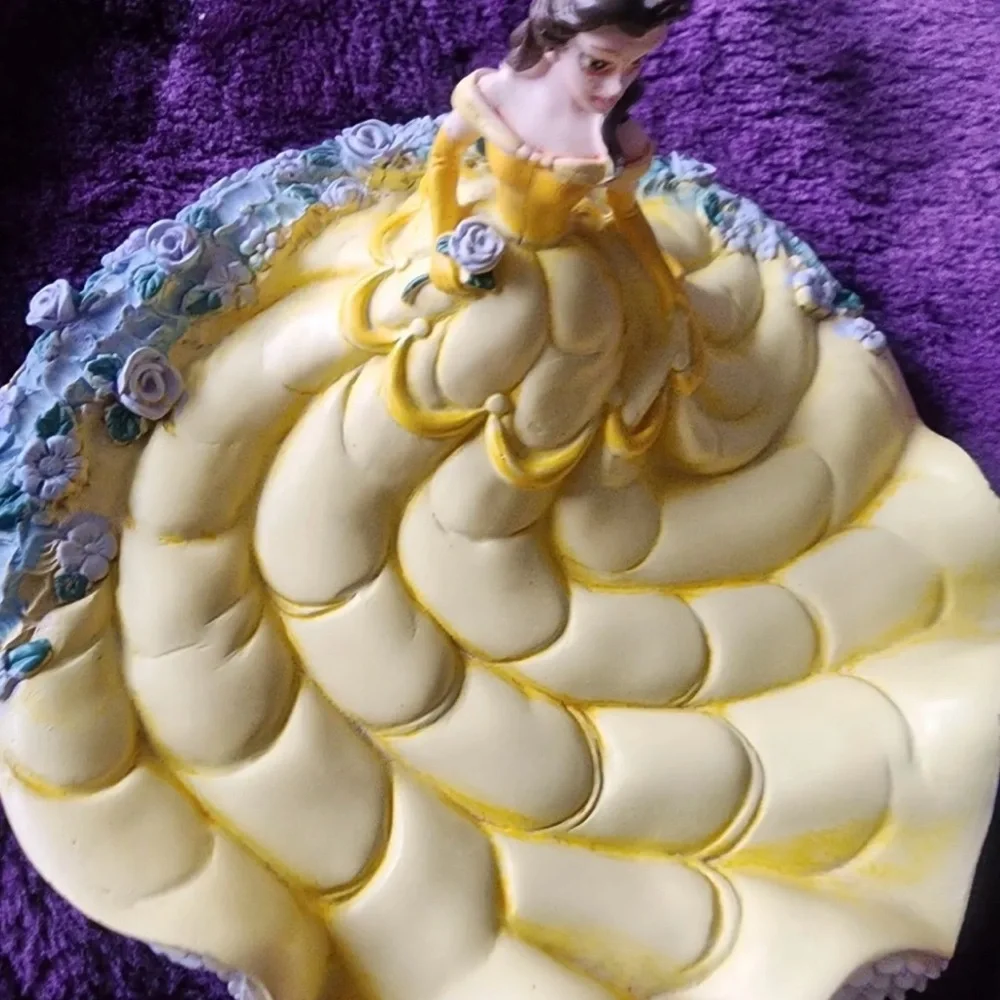 Jay Franco Disney Beauty and the Beast Soap Dish Ring Dish Princess Belle